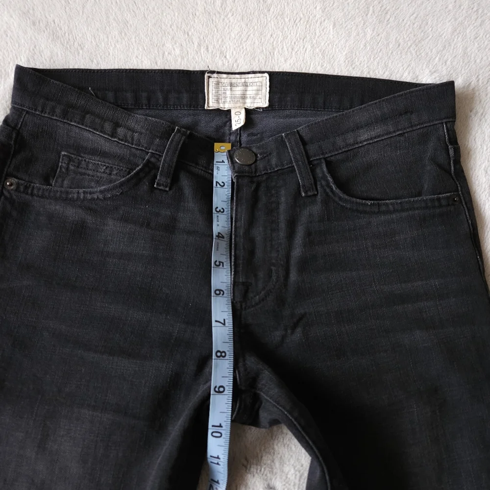 🇺🇸 CURRENT/ELLIOTT The Fling Slim Boyfriend Jean Size 25 - Picture 14 of 16